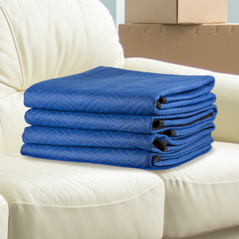 Stalwart Moving Blanket for Protecting Furniture 80x73.5in Heavy Duty Reusable Pad